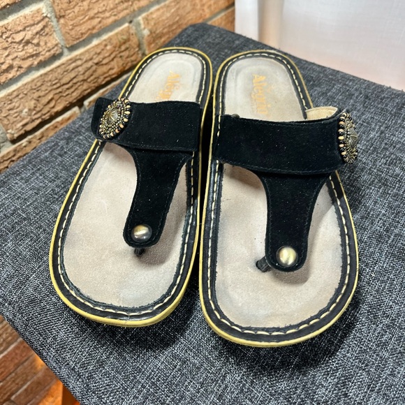 Alegria Shoes - Alegria Carina sandals in Folkie black - 38